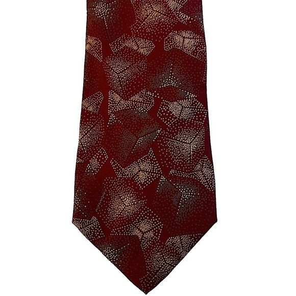 PACO Rabanne Geometric Print Silk Tie - Picture 2 of 4